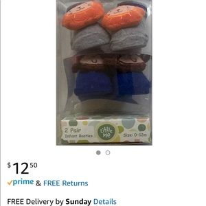 New Little Me Baby Boy Socks(6pair